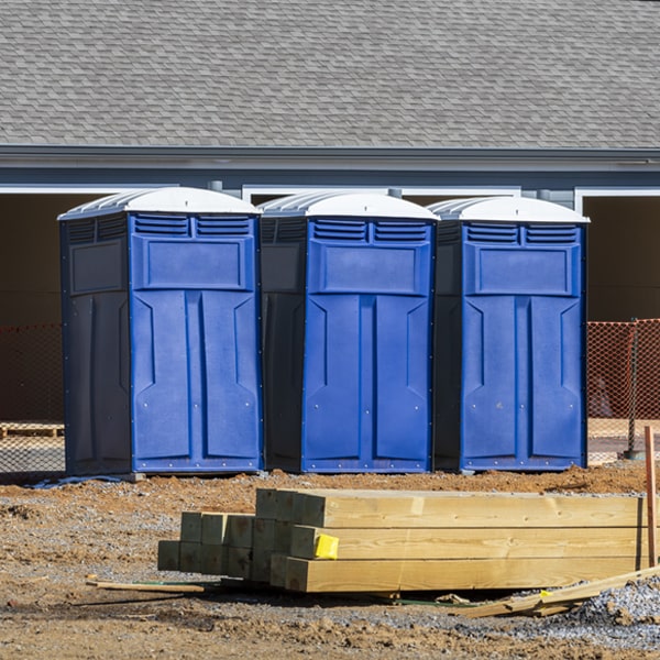 how do you dispose of waste after the porta potties have been emptied in Belvedere Park